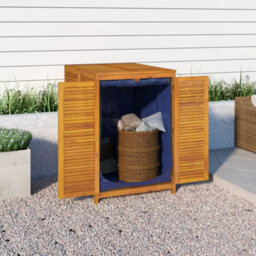 Berkfield Garden Storage Box 70X87X104 Cm Solid Wood Acacia - thumbnail 1