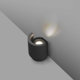 Luminosa Lighting Luminosa Noboru Outdoor Led Projector Wall Light Dark Grey 16W 3000K Ip65 - thumbnail 1