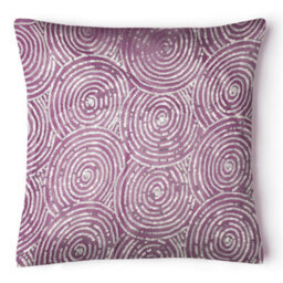 Intimates Luxury Faux Silk Sequin Design Cushion, Zip Closure, Machine Washable, Glam Style Sofa And Bed Accessory - Lilac
