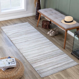 Livabliss Roma-Modern Brown Grey Green Living Dining Bedroom Rug 80 X 220 Cm Easy Care, Non Shedding - thumbnail 2