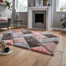 Think Rug Olympia 2239 Grey Pink Rug-160Cm X 220Cm - thumbnail 3