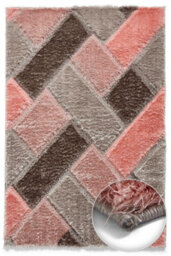Think Rug Olympia 2239 Grey Pink Rug-160Cm X 220Cm - thumbnail 1