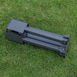 Living And Home Cross Shape Portable Foldable Metal Parasol Base Patio Umbrella Stand Black - thumbnail 3