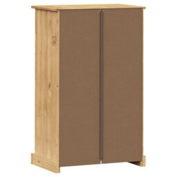 Berkfield Shoe Cabinet Vigo 60X35X96 Cm Solid Wood Pine - thumbnail 7