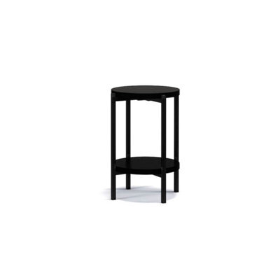 Arte Sigma D Coffee Side Table In Black Matt - Compact Elegance For Modern Spaces - W440mm X H610mm X D440mm - image 1
