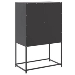 Berkfield Sideboard Black 68.5X38.5X107 Cm Steel - thumbnail 8