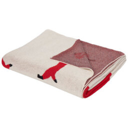 Beliani Blanket Reerh Cotton 130 X 170 Cm Beige