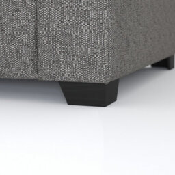 Furnishings For Less UK Hartley Grey 3 Seater Sofa Full Back Tufted Cushions - thumbnail 5