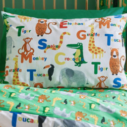 Catherine Lansfield Animal Magic Reversible Duvet Cover Set With Pillowcase Natural - thumbnail 3