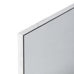 Wyld And Coco White Marble-Effect Bathroom Wall Cabinet With Mirrored Door And Right-Side Storage, 60 X 54 X 14 Cm - thumbnail 8