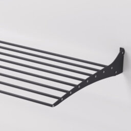 2X Foxydry Fold 102 Cm Black, Wall-Mounted Laundry Airer, Space-Saving Drying Rack - thumbnail 4