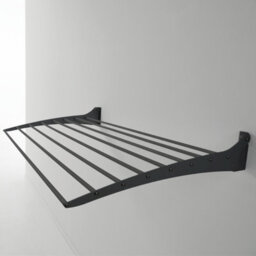 2X Foxydry Fold 102 Cm Black, Wall-Mounted Laundry Airer, Space-Saving Drying Rack - thumbnail 3