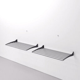 2X Foxydry Fold 102 Cm Black, Wall-Mounted Laundry Airer, Space-Saving Drying Rack - thumbnail 2