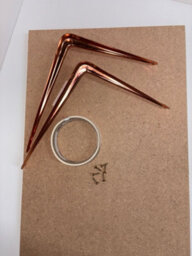 Paintable 18mm Thick Mdf Shelf Kit Single Unit Copper Brackets Free Delivery