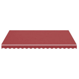 Berkfield Replacement Fabric For Awning Burgundy Red 4X3 M - thumbnail 3