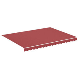 Berkfield Replacement Fabric For Awning Burgundy Red 4X3 M - thumbnail 2