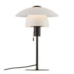 Nordlux Verona Glass Table Lamp Cord Switch Black,mains - thumbnail 3