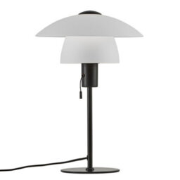 Nordlux Verona Glass Table Lamp Cord Switch Black,mains - thumbnail 4
