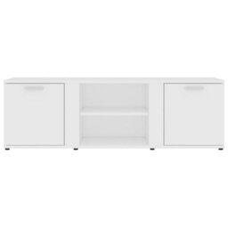 Berkfield Tv Cabinet White 120X34X37 Cm Engineered Wood - thumbnail 7