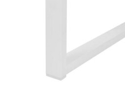 Beliani Extending Garden Dining Table Valcanetto 180/240 Cm 90 Cm Metal White - thumbnail 9