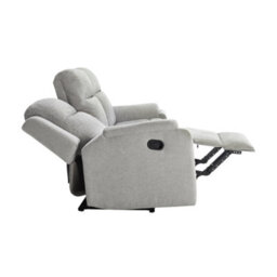 More4Homes Orka 3 Seater Fabric Manual Recliner Sofa Grey - thumbnail 6