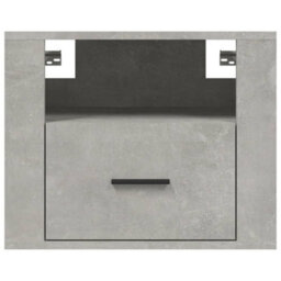Berkfield Elegant Wall-Mounted Bedside Cabinets 2 Pcs Concrete Grey 50X36X40 Cm - thumbnail 6