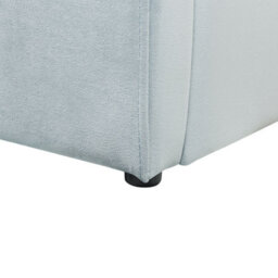 Beliani Kids Ottoman Bed Velvet Anet 90 X 200 Cm (Eu Single) Light Blue - thumbnail 8