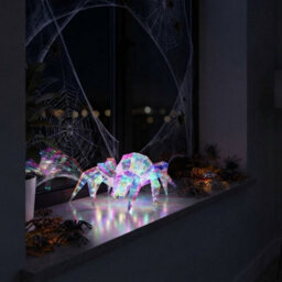 Garden Greatness Illuminated Crystal Spider Decoration - thumbnail 2