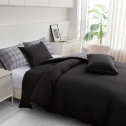 Pamposh Grace King Size Duvet Cover Sets Premium Microfiber Kingsize Duvet Cover Sets 3 Pcs Ultrasoft Hypoallergenic With Zipper Closure - thumbnail 5