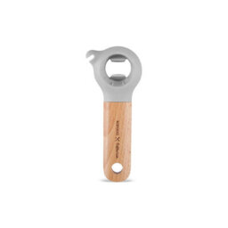Karaca X Refika 3 In 1 Opener With Wooden Handle, Gray - thumbnail 7