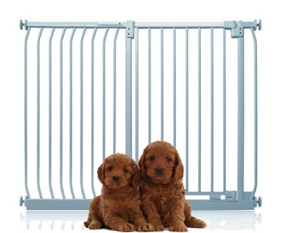 Bettacare Extra Tall Elite Dog Gate, 134Cm - 143Cm, Matt Grey, Extra Tall 96.8Cm In Height, Pressure Fit Pet Gate - image 1