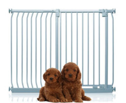 Bettacare Extra Tall Elite Dog Gate, 134Cm - 143Cm, Matt Grey, Extra Tall 96.8Cm In Height, Pressure Fit Pet Gate - thumbnail 1