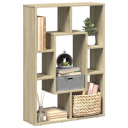 Berkfield Bookcase Sonoma Oak 63X20X90 Cm Engineered Wood - thumbnail 1