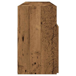 Walplus Tv Cabinet With Led Lights Old Wood 120X30X50 Cm Engineered Wood - thumbnail 8