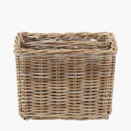 Pacific Lifestyle Tobs Grey Kubu Rattan Magazine Basket - thumbnail 2
