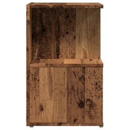Berkfield Elegant Bedside Cabinet Old Wood 35X35X55 Cm Engineered Wood - thumbnail 6