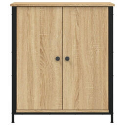 Berkfield Sideboard Sonoma Oak 70X30X80 Cm Engineered Wood - thumbnail 6
