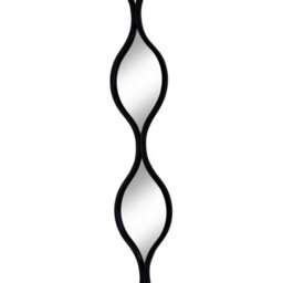 Hill Interiors Decorative Hanging Mirror - Glass - L1 X W13 X H146 Cm - Black - thumbnail 2