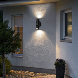 Long Life Lamps Company Black Outdoor Double Wall Light Adjustable Ip54 External Directional Spot Lamp Zlc372B - thumbnail 9