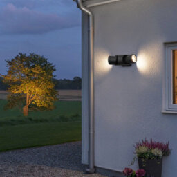 Long Life Lamps Company Black Outdoor Double Wall Light Adjustable Ip54 External Directional Spot Lamp Zlc372B - thumbnail 8