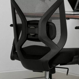 Xample True Innovations Mesh Office Chair, Flip-Up Arms, Adjustable Lumbar, Breathable Back, Foam Seat, Tilt Lock, 125Kg Capacity - thumbnail 5