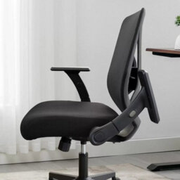 Xample True Innovations Mesh Office Chair, Flip-Up Arms, Adjustable Lumbar, Breathable Back, Foam Seat, Tilt Lock, 125Kg Capacity - thumbnail 3