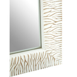 Orsina Zelma Antique White And Brush Gold Wall Mirror - thumbnail 4