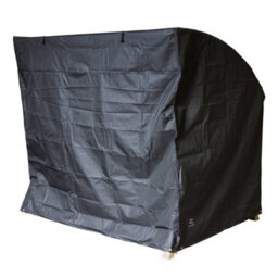 Miami 2 Seater Swing Seat Bench Garden Furniture Cover - Black By Zest Outdoor Living - thumbnail 2