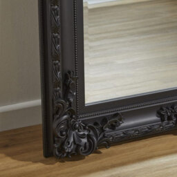 The Online Mirror Shop Leaner Mirror Grand Louis Rectangular Shape With Black Frame- H 180Cm X W 90Cm For Hanging In Bedroom, Hallway - thumbnail 4