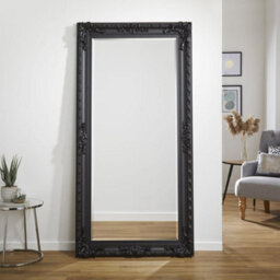 The Online Mirror Shop Leaner Mirror Grand Louis Rectangular Shape With Black Frame- H 180Cm X W 90Cm For Hanging In Bedroom, Hallway - thumbnail 2