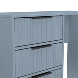 Ancona Matt Denim Blue 4 Drawer Non-Extendable Dressing Table (H)759mm (W)970mm (D)392mm - thumbnail 5