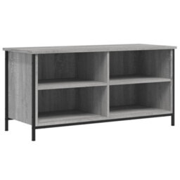 Berkfield Industrial Tv Cabinet Grey Sonoma 100X40X50 Cm Engineered Wood - thumbnail 1