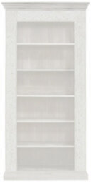 Dorel Home Malati 6 Shelf Bookcase In Mango Wood Cream - thumbnail 2