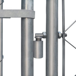 Walplus Outdoor Dog Kennel Galvanised Steel 4X4X1 M - thumbnail 4